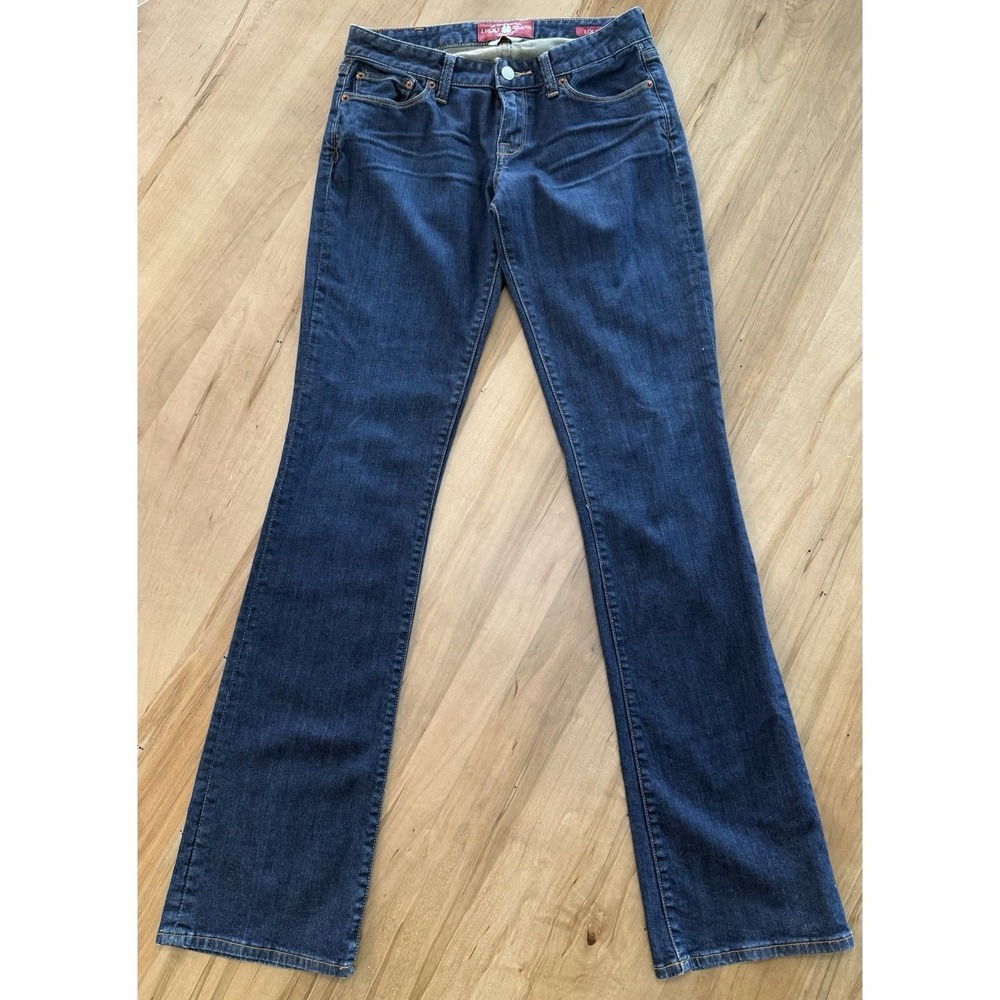 Lucky‎ Brand Women's Lola Boot Blue Jeans Bootcut Blue Denim 4/ 27 Long